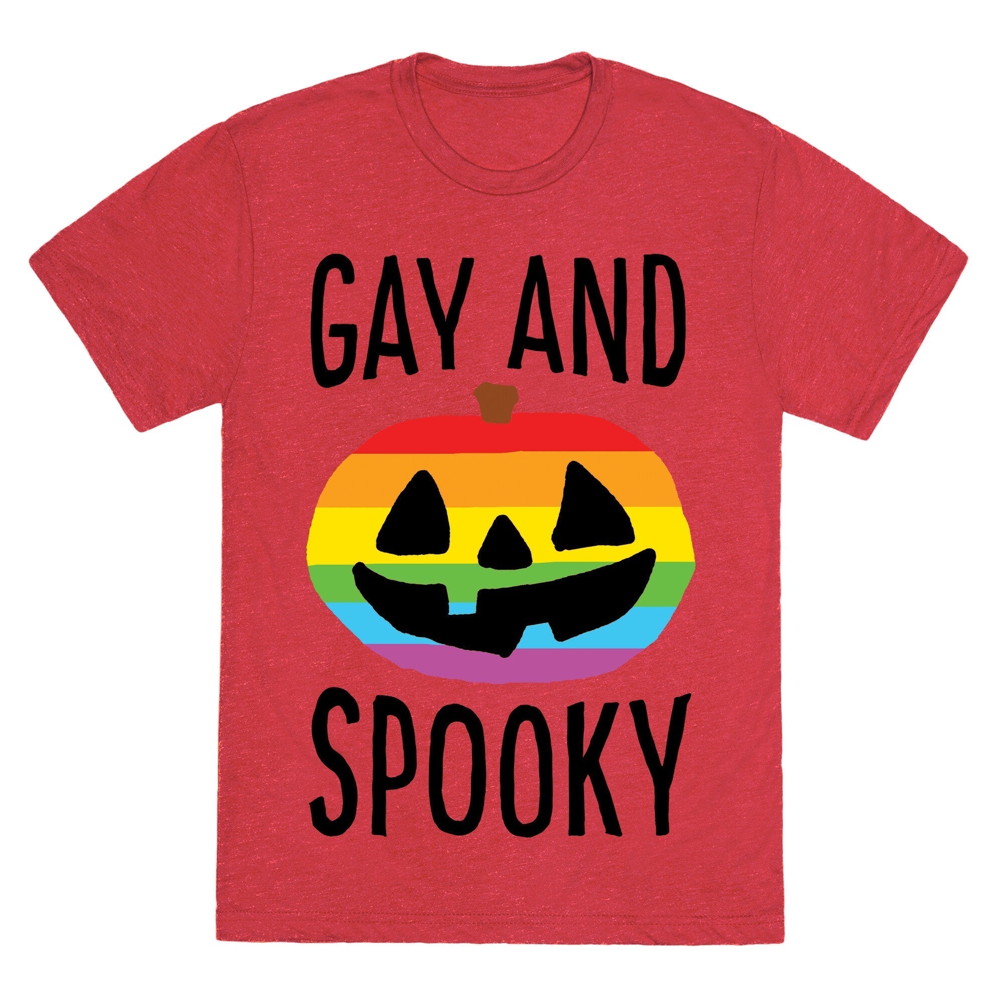Gay And Spooky Unisex Triblend Tee Hoodie, Sweatshirt | CoreVibeTees.com (Image 3)