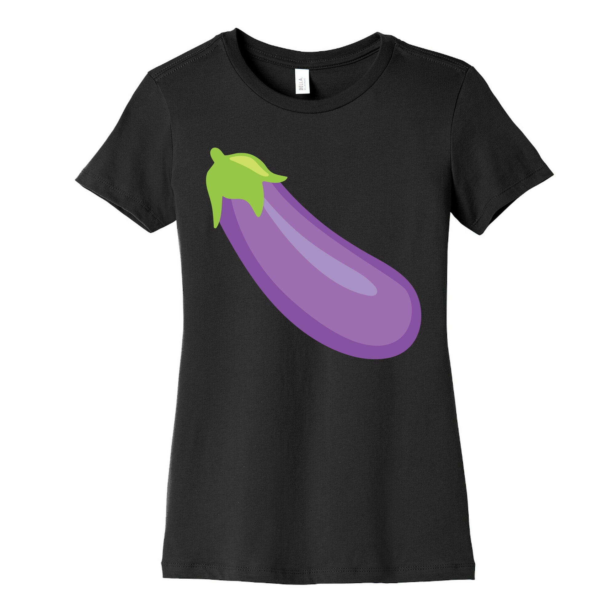 Eggplant/Peach Pair (Eggplant) Women's Cotton Tee Hoodie, Sweatshirt | CoreVibeTees.com (Image 5)
