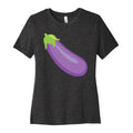 Eggplant/Peach Pair (Eggplant) Women's Cotton Tee Hoodie, Sweatshirt | CoreVibeTees.com (Image 1)