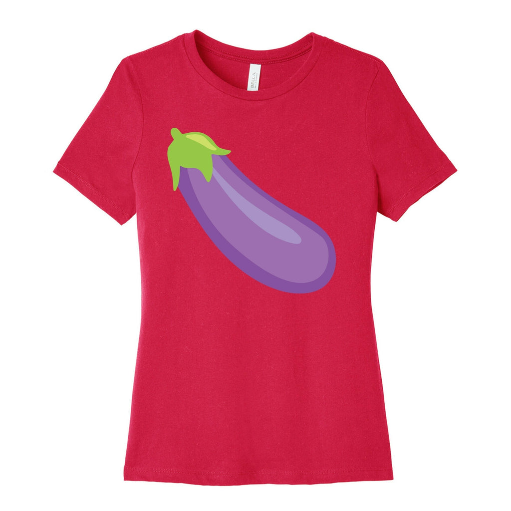 Eggplant/Peach Pair (Eggplant) Women's Cotton Tee Hoodie, Sweatshirt | CoreVibeTees.com (Image 2)