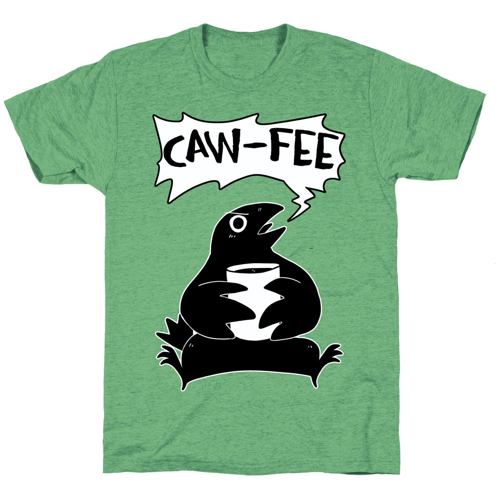 Caw-fee Unisex Triblend Tee Hoodie, Sweatshirt | CoreVibeTees.com (Image 1)