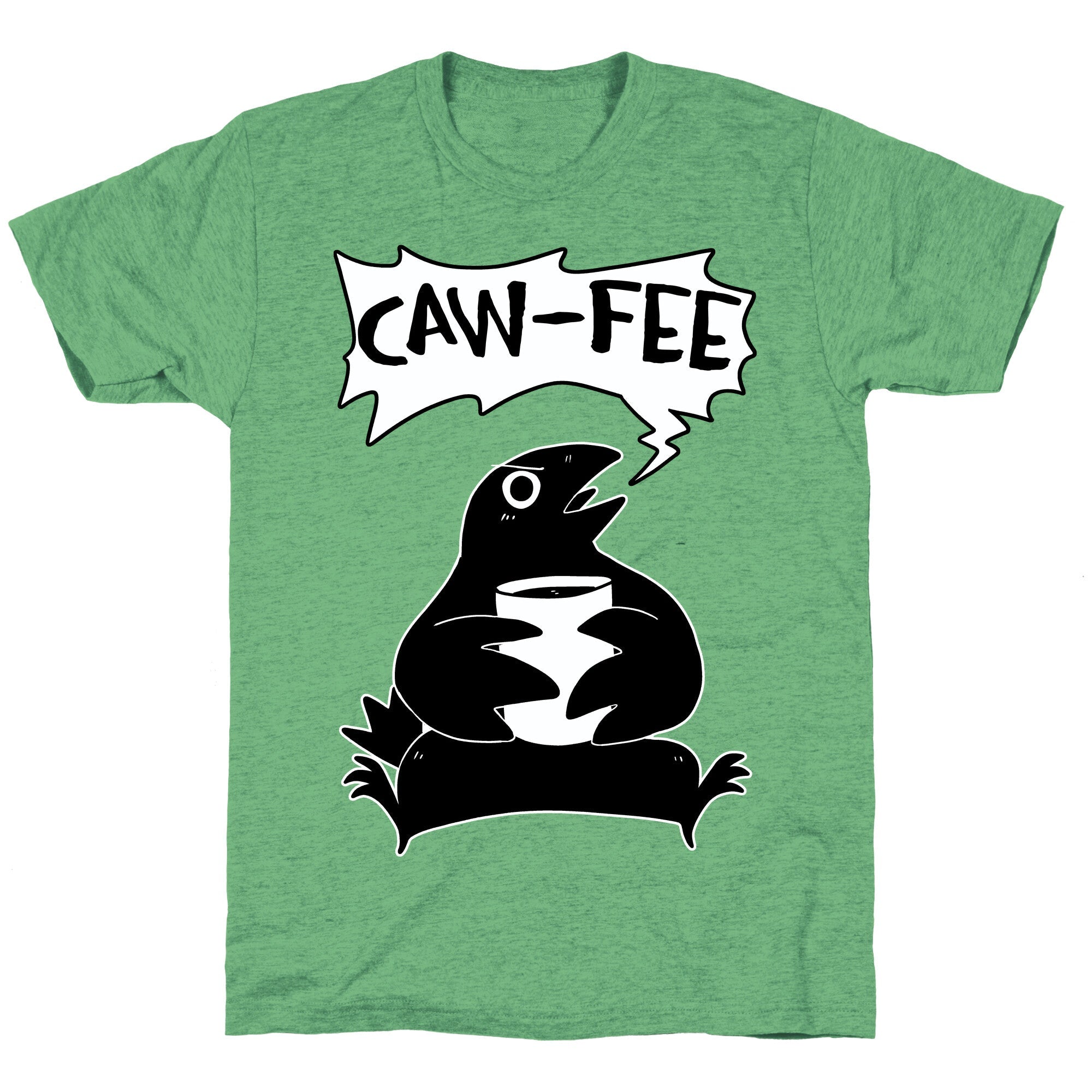 Caw-fee Unisex Triblend Tee Hoodie, Sweatshirt | CoreVibeTees.com (Image 1)