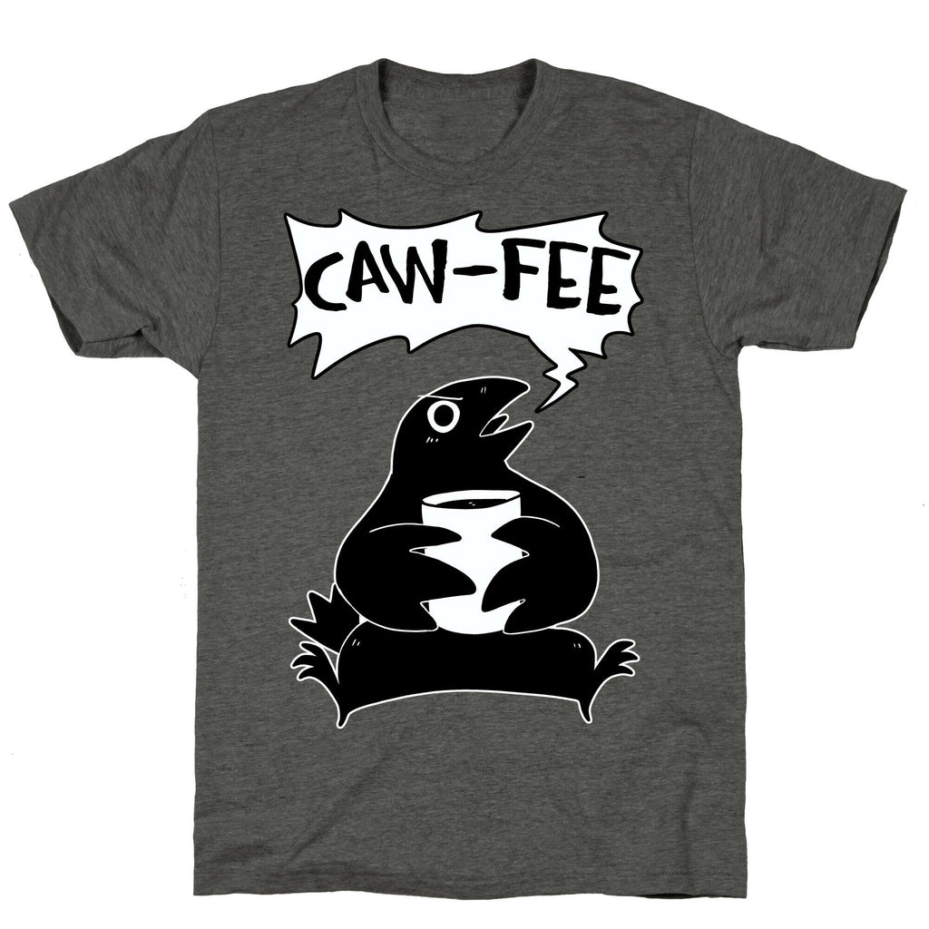Caw-fee Unisex Triblend Tee Hoodie, Sweatshirt | CoreVibeTees.com (Image 2)