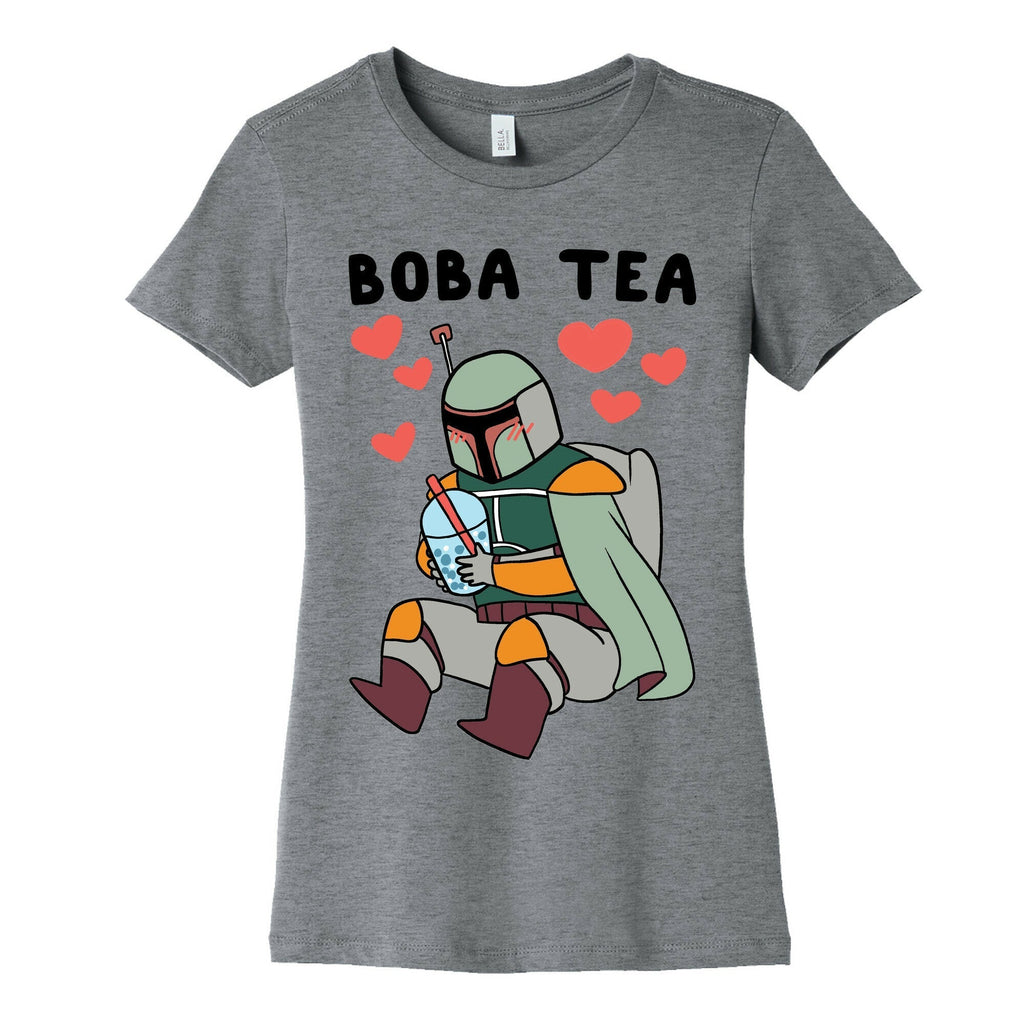 Boba Fett Tea Women's Cotton Tee Hoodie, Sweatshirt | CoreVibeTees.com (Image 2)