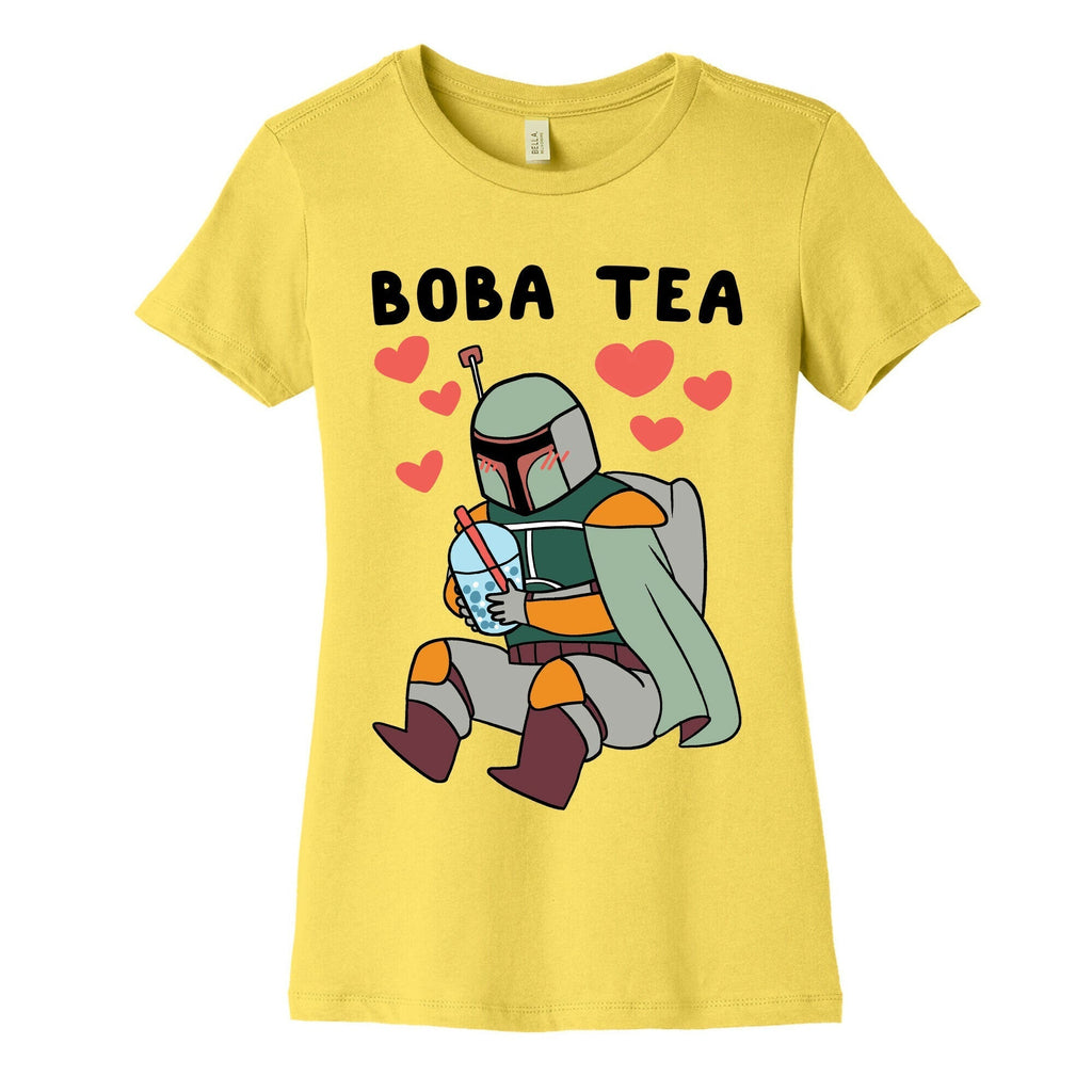 Boba Fett Tea Women's Cotton Tee Hoodie, Sweatshirt | CoreVibeTees.com (Image 3)