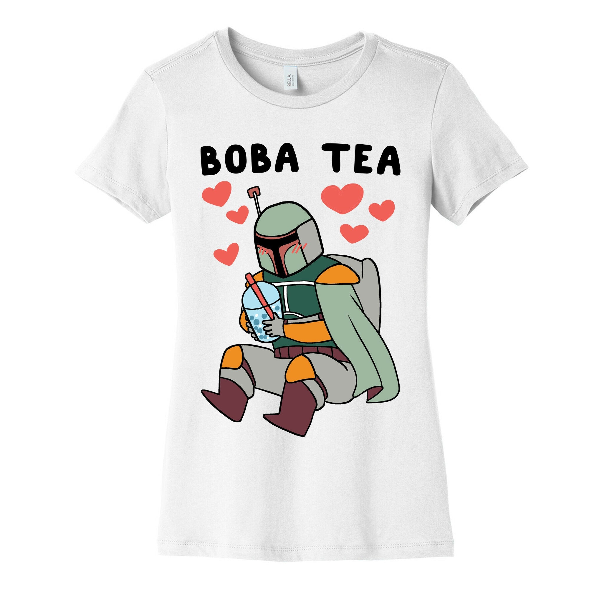 Boba Fett Tea Women's Cotton Tee Hoodie, Sweatshirt | CoreVibeTees.com (Image 4)