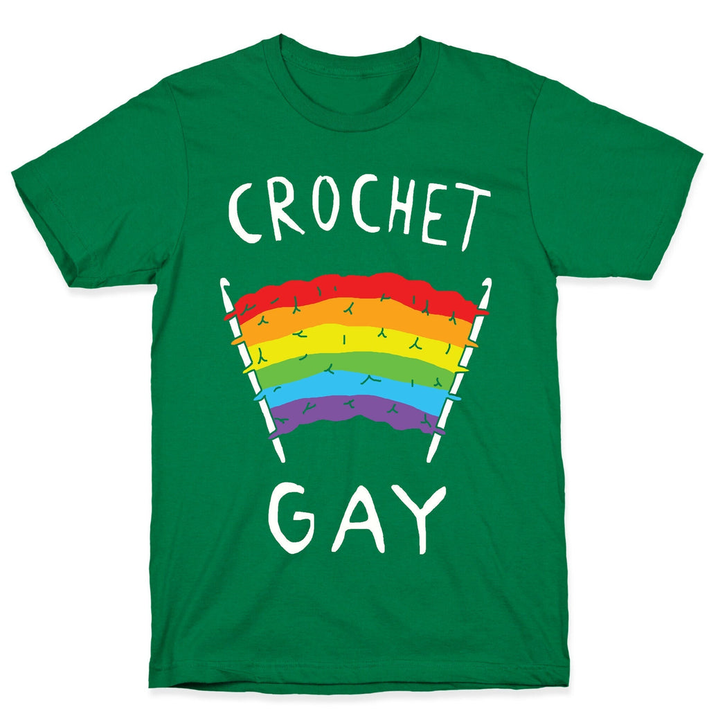 Crochet Gay T-Shirt Hoodie, Sweatshirt | CoreVibeTees.com (Image 3)