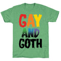 Gay and Goth Unisex Triblend Tee Hoodie, Sweatshirt | CoreVibeTees.com (Image 1)