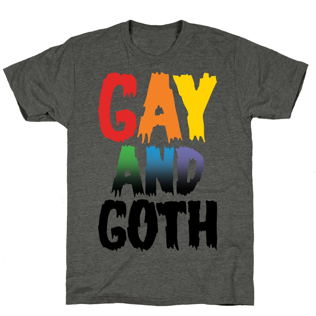 Gay and Goth Unisex Triblend Tee Hoodie, Sweatshirt | CoreVibeTees.com (Image 2)