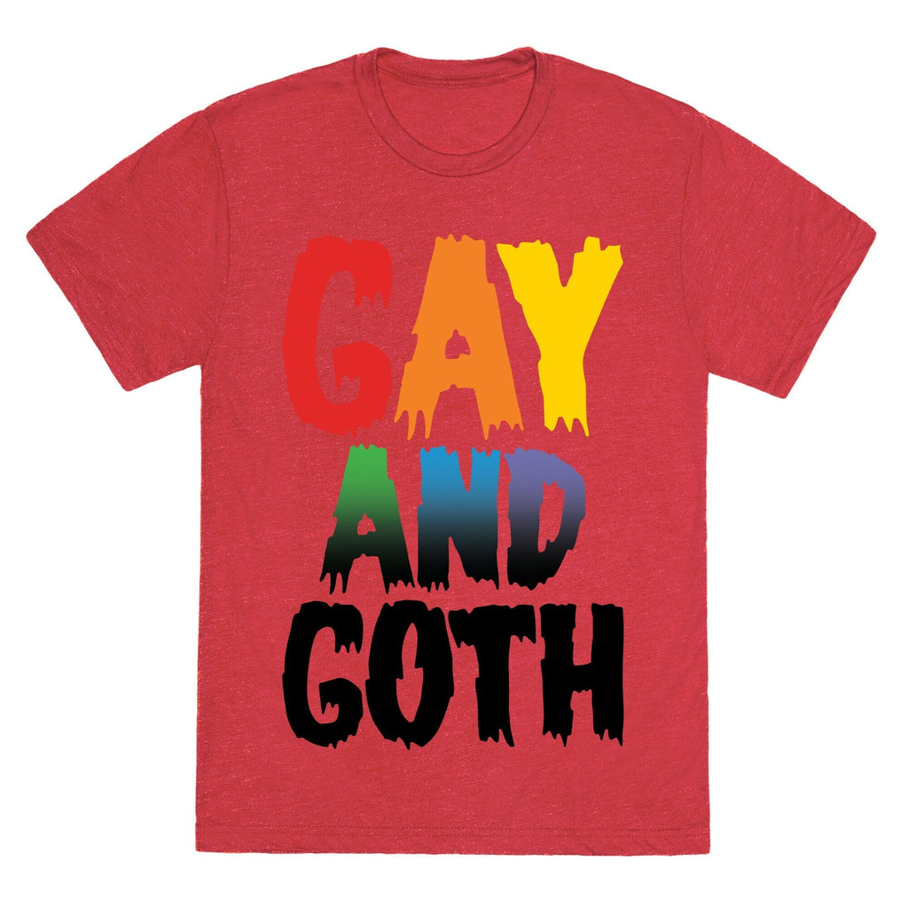 Gay and Goth Unisex Triblend Tee Hoodie, Sweatshirt | CoreVibeTees.com (Image 3)
