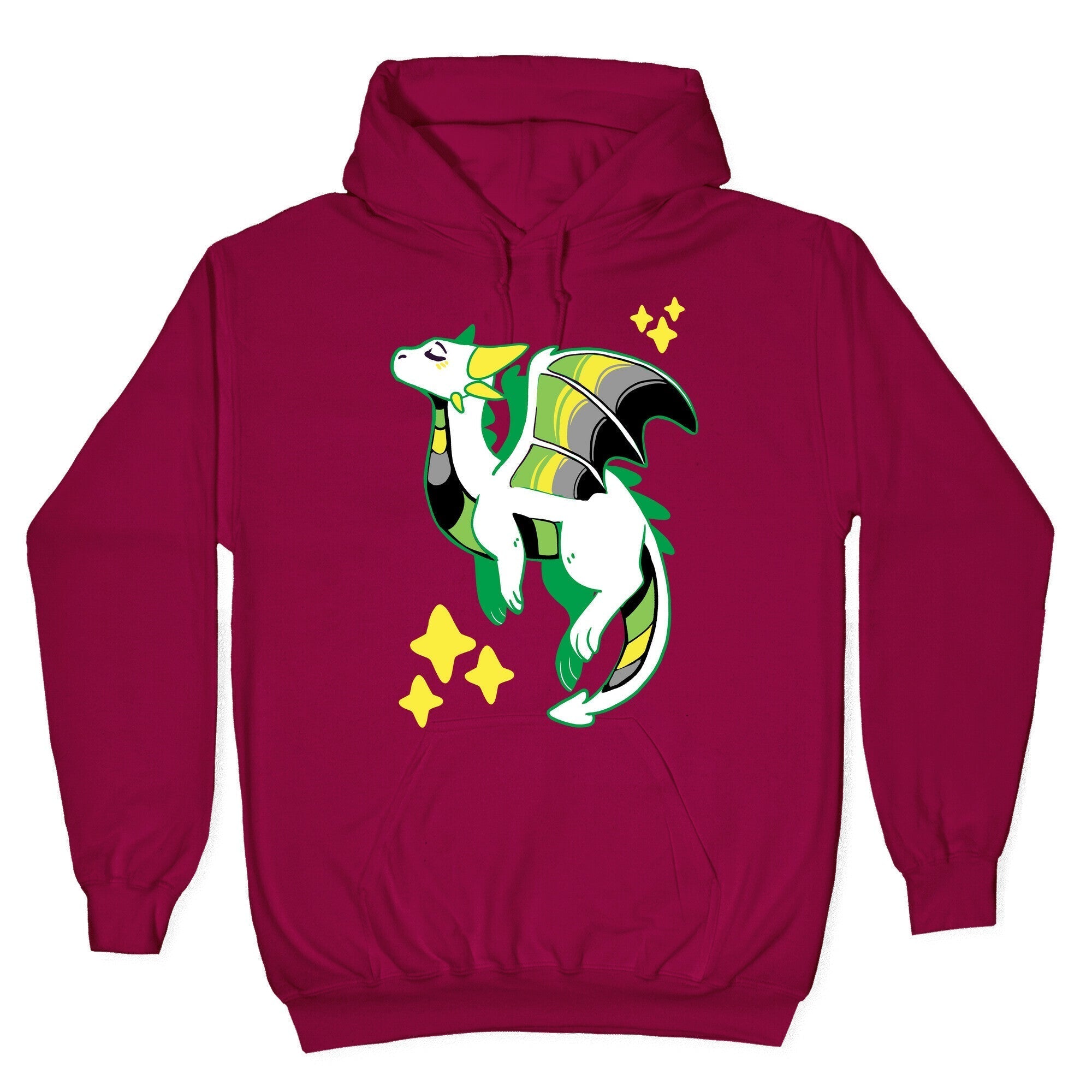 Aromantic Pride Dragon Hoodie Style001 T-Shirts, Sweatshirt | CoreVibeTees.com (Image 5)