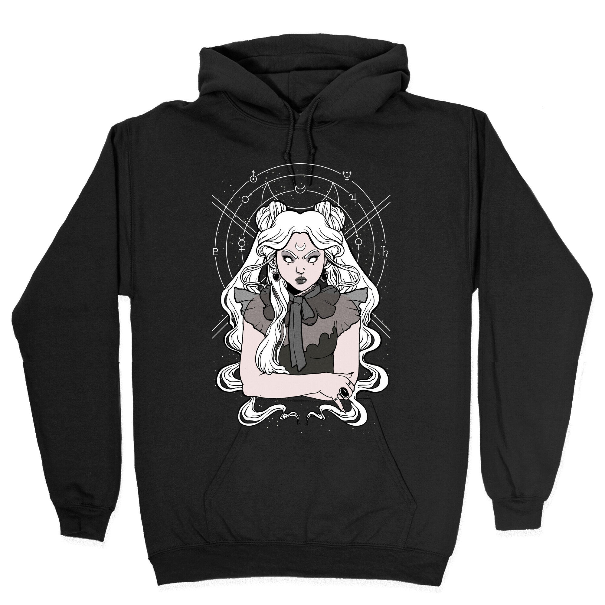 Goth Usagi (Sailor Moon Parody) Hoodie T-Shirts, Sweatshirt | CoreVibeTees.com (Image 2)