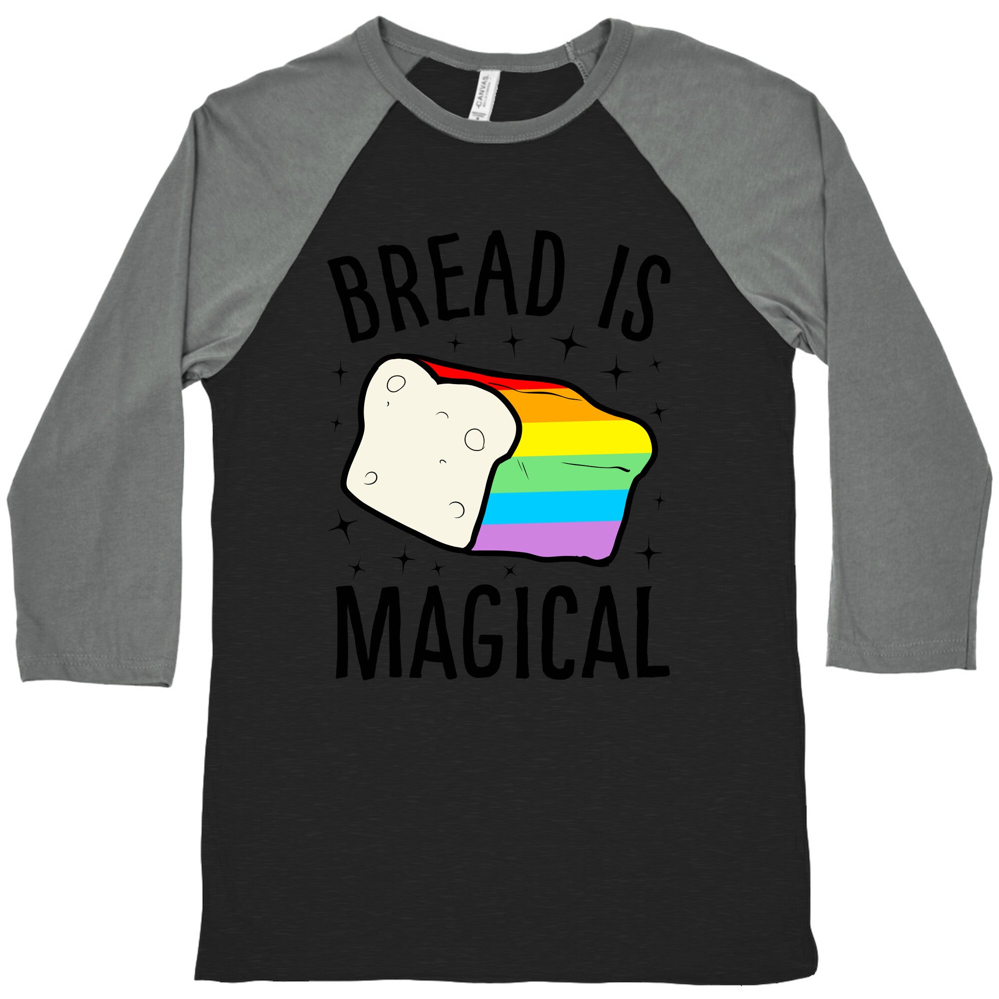 Bread Is Magical Baseball Tee Hoodie, Sweatshirt | CoreVibeTees.com (Image 3)