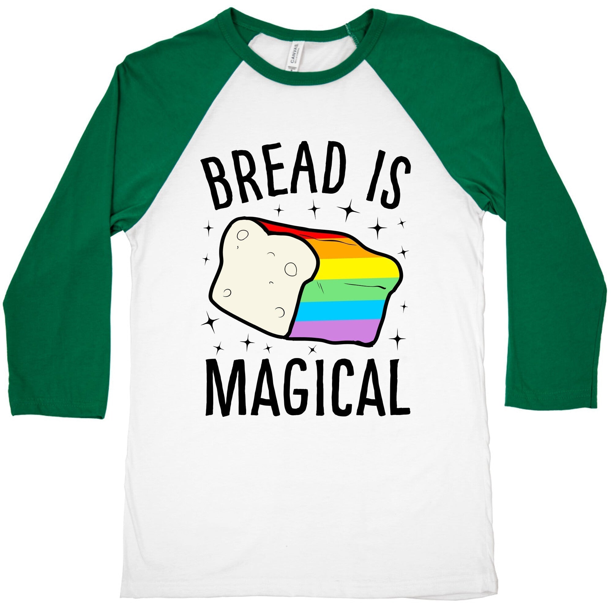 Bread Is Magical Baseball Tee Hoodie, Sweatshirt | CoreVibeTees.com (Image 2)