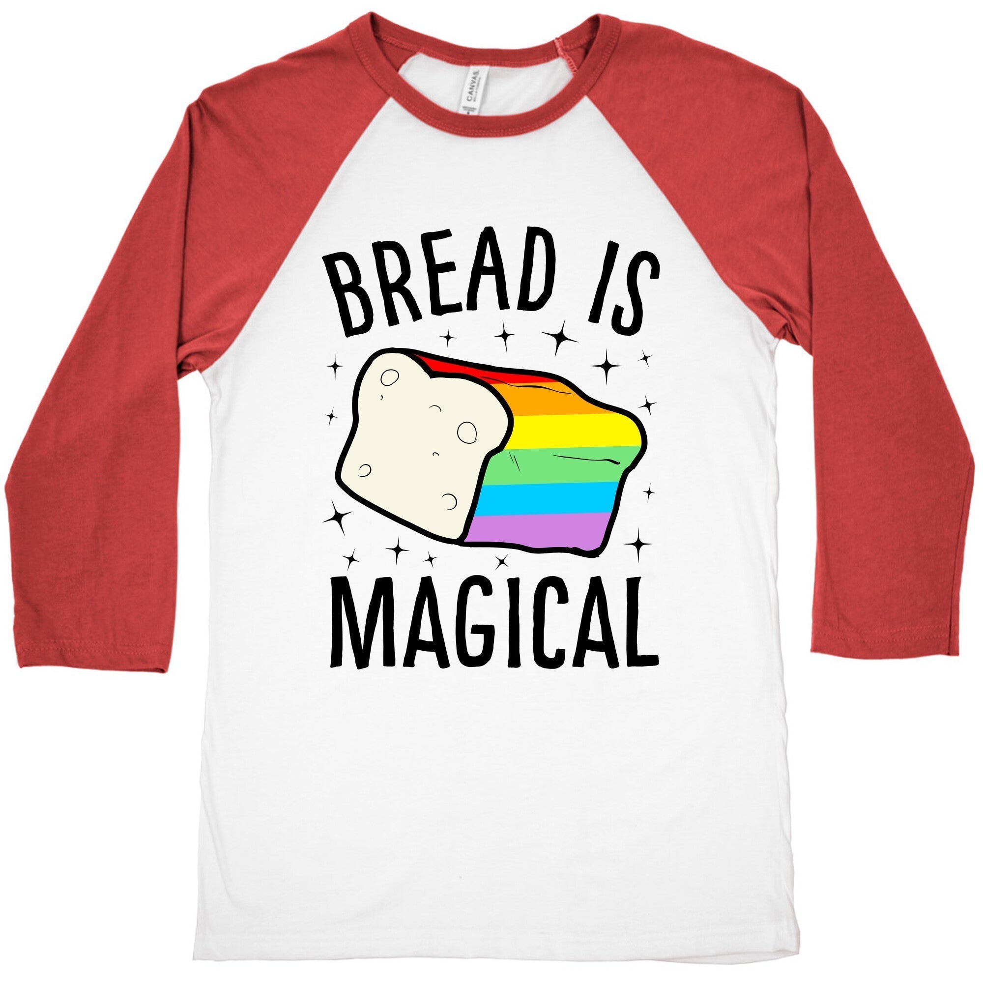 Bread Is Magical Baseball Tee Hoodie, Sweatshirt | CoreVibeTees.com (Image 1)