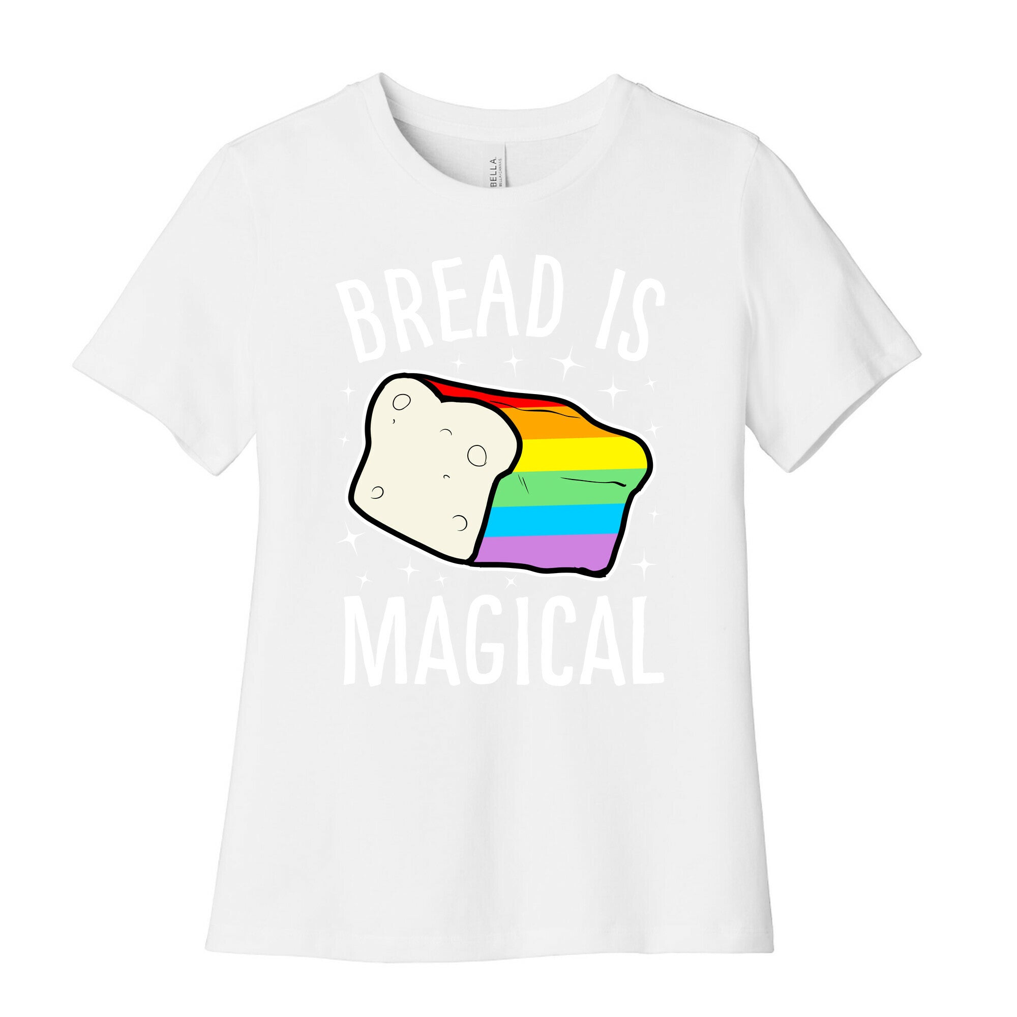 Bread Is Magical Women's Cotton Tee Hoodie, Sweatshirt | CoreVibeTees.com (Image 4)