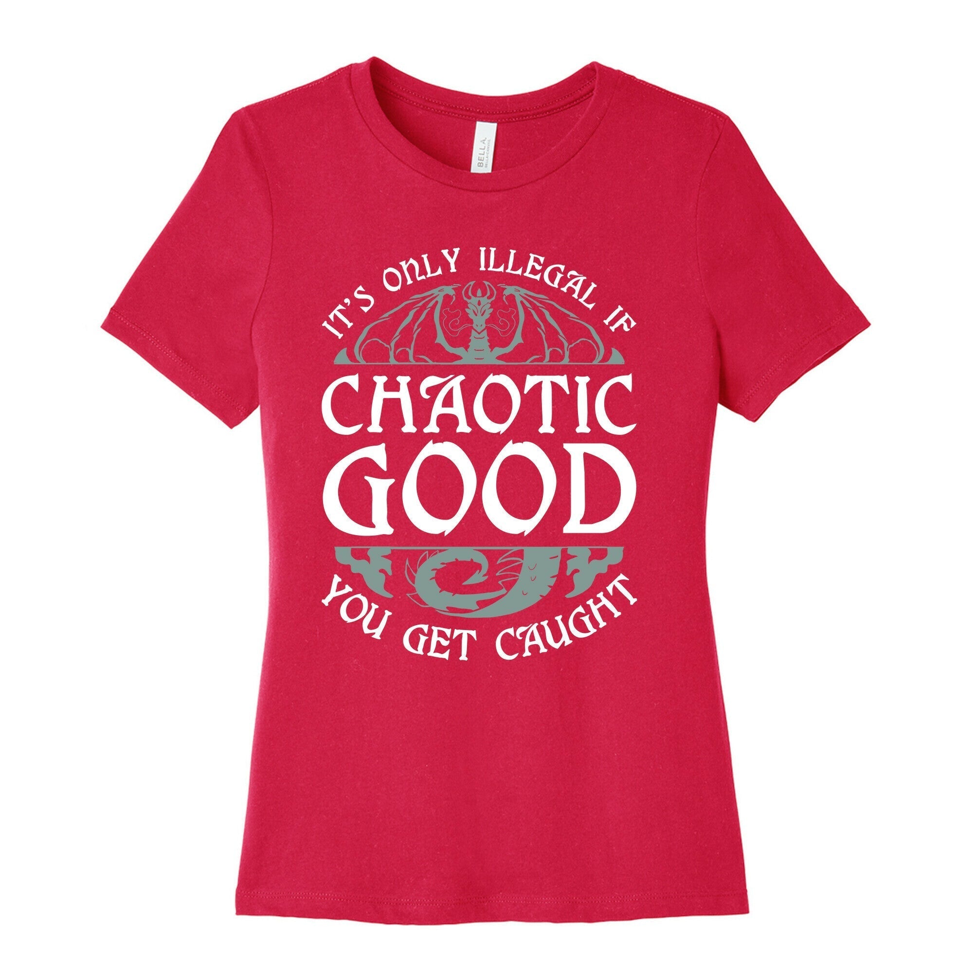 Chaotic Good Women's Cotton Tee Hoodie, Sweatshirt | CoreVibeTees.com (Image 2)