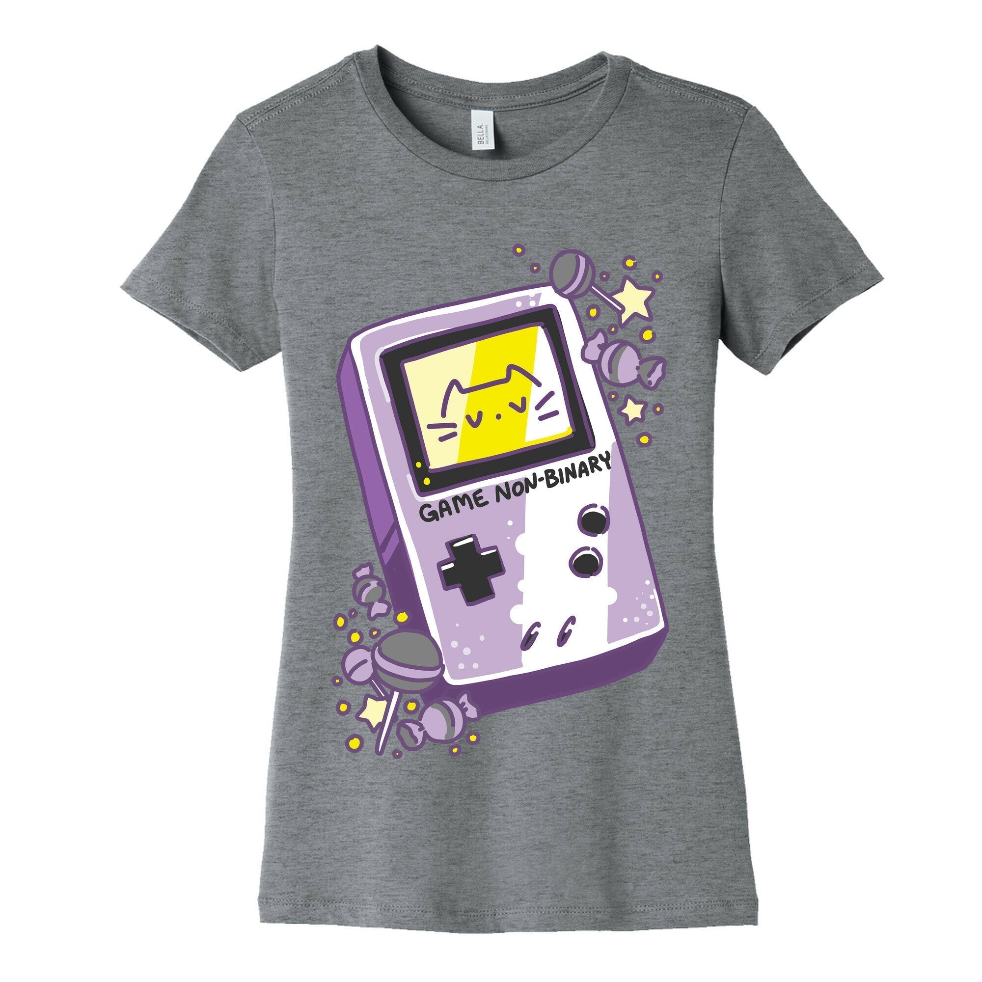 Game Non-binary  Women's Cotton Tee Hoodie, Sweatshirt | CoreVibeTees.com (Image 2)
