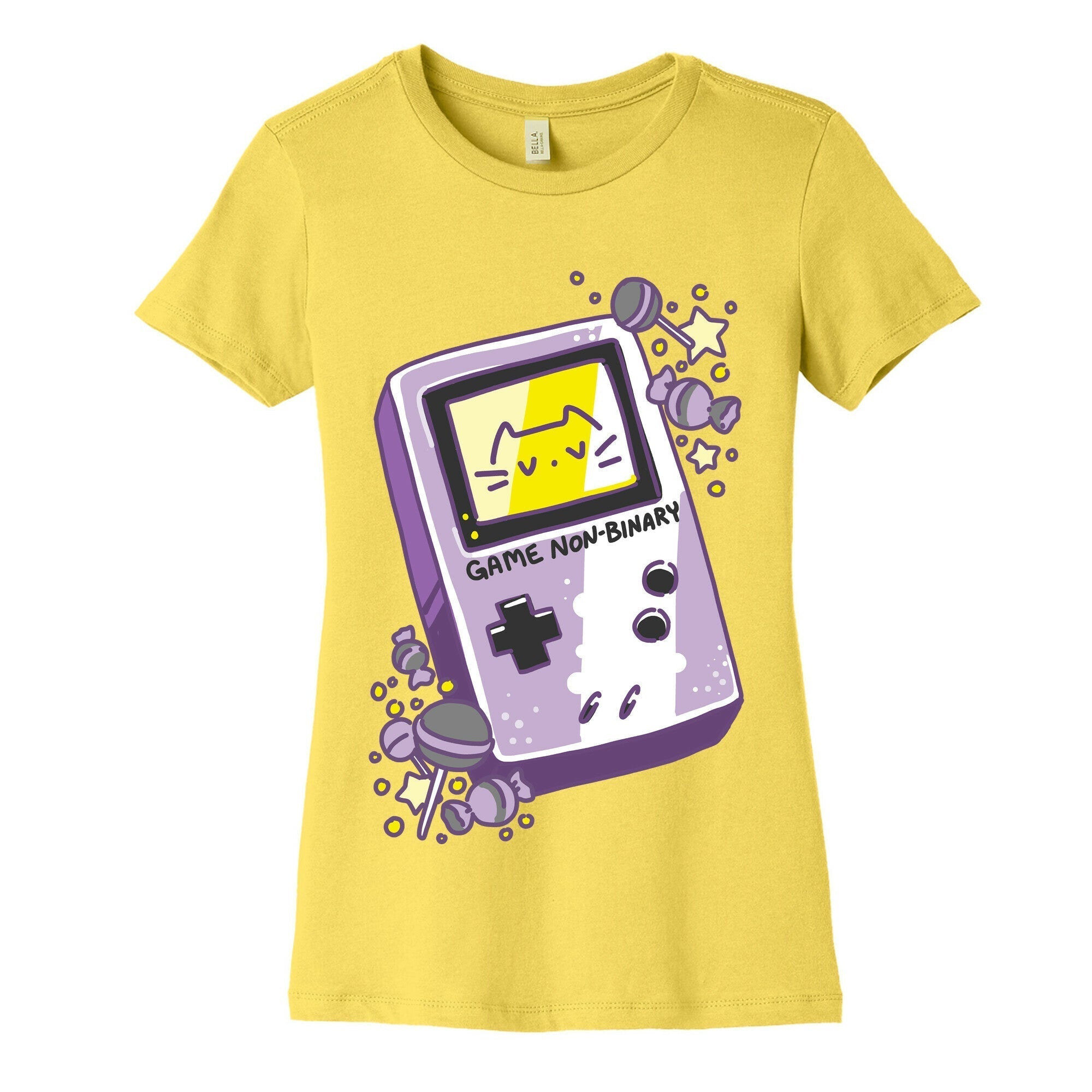 Game Non-binary  Women's Cotton Tee Hoodie, Sweatshirt | CoreVibeTees.com (Image 3)