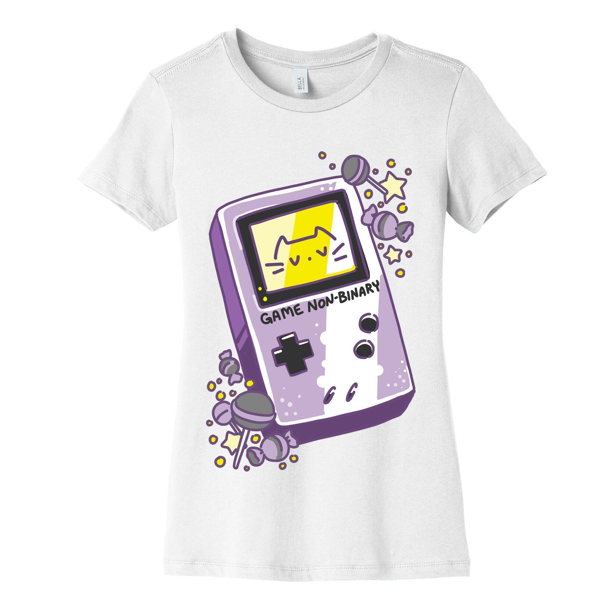 Game Non-binary  Women's Cotton Tee Hoodie, Sweatshirt | CoreVibeTees.com (Image 4)