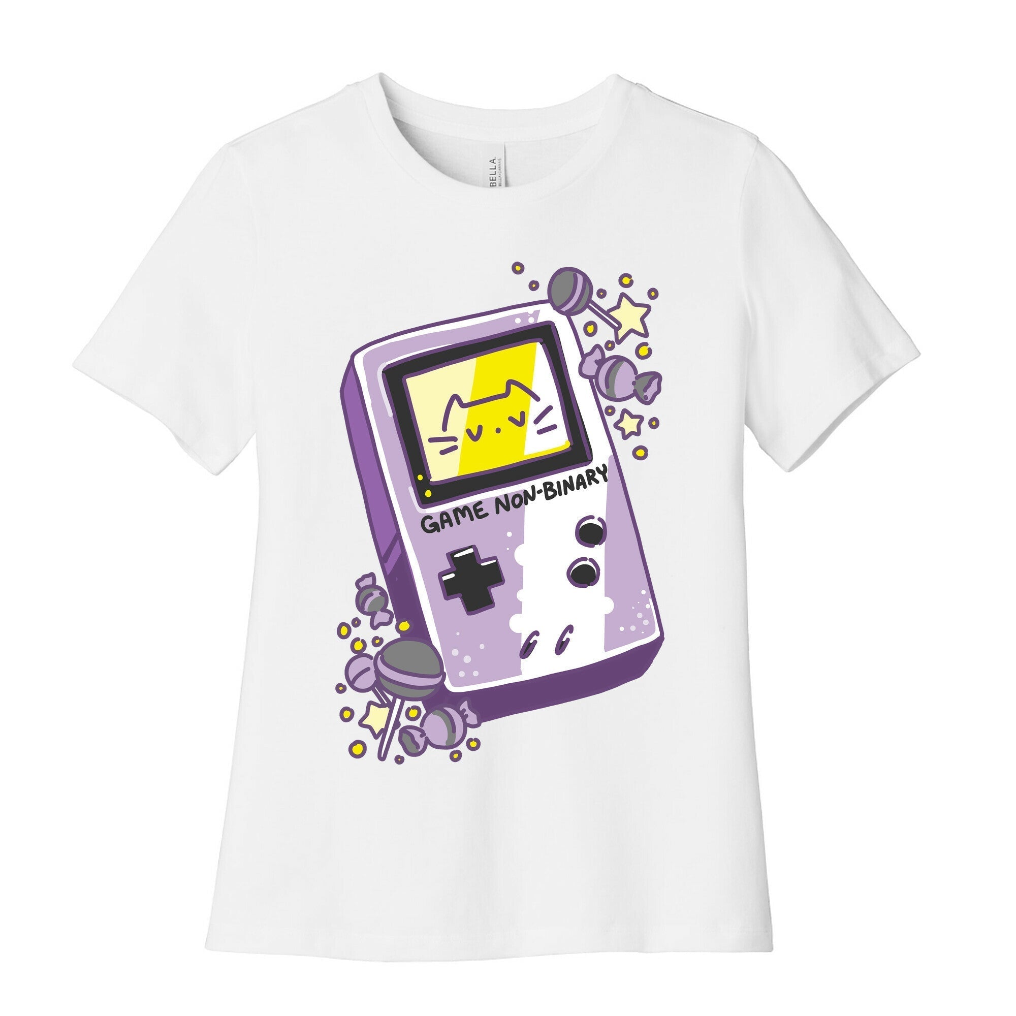 Game Non-binary  Women's Cotton Tee Hoodie, Sweatshirt | CoreVibeTees.com (Image 1)