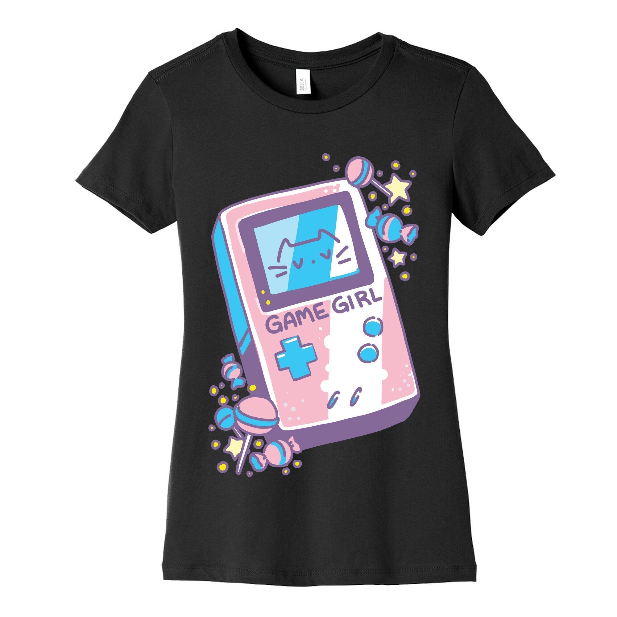 Game Girl - Trans Pride Women's Cotton Tee Style001 Hoodie, Sweatshirt | CoreVibeTees.com (Image 5)