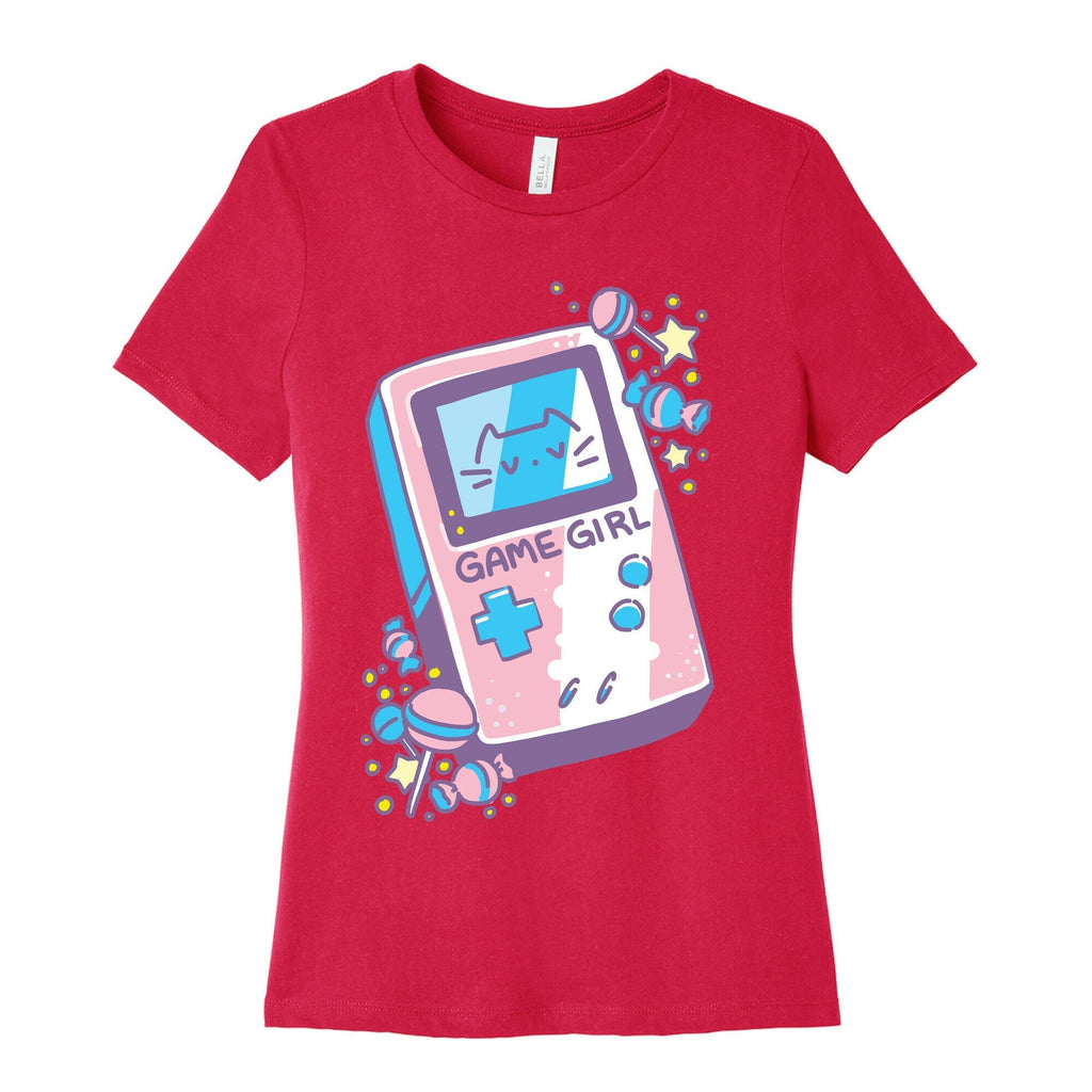 Game Girl - Trans Pride Women's Cotton Tee Style001 Hoodie, Sweatshirt | CoreVibeTees.com (Image 2)