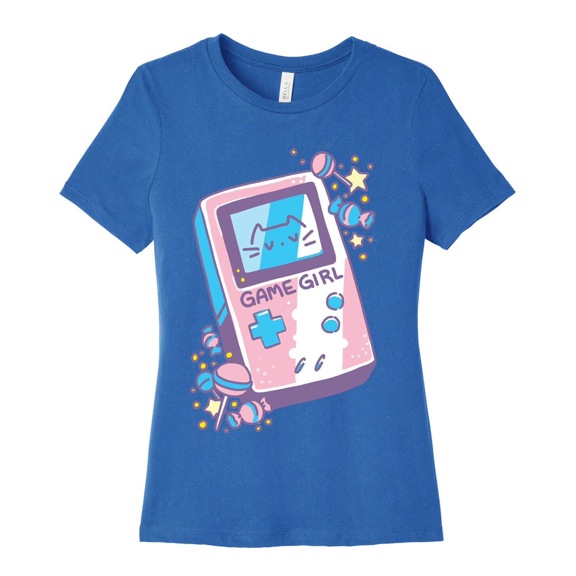 Game Girl - Trans Pride Women's Cotton Tee Style001 Hoodie, Sweatshirt | CoreVibeTees.com (Image 3)