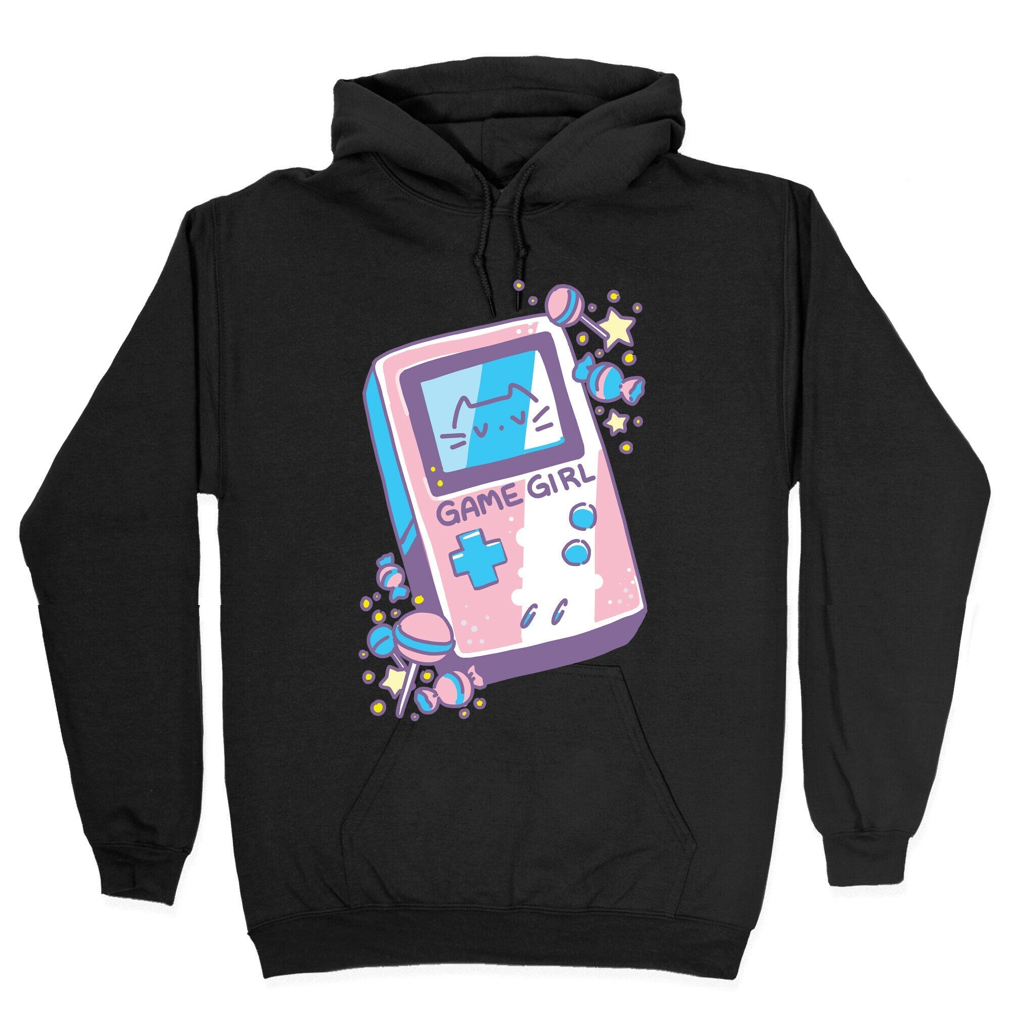Game Girl - Trans Pride Hoodie Style001 T-Shirts, Sweatshirt | CoreVibeTees.com (Image 2)
