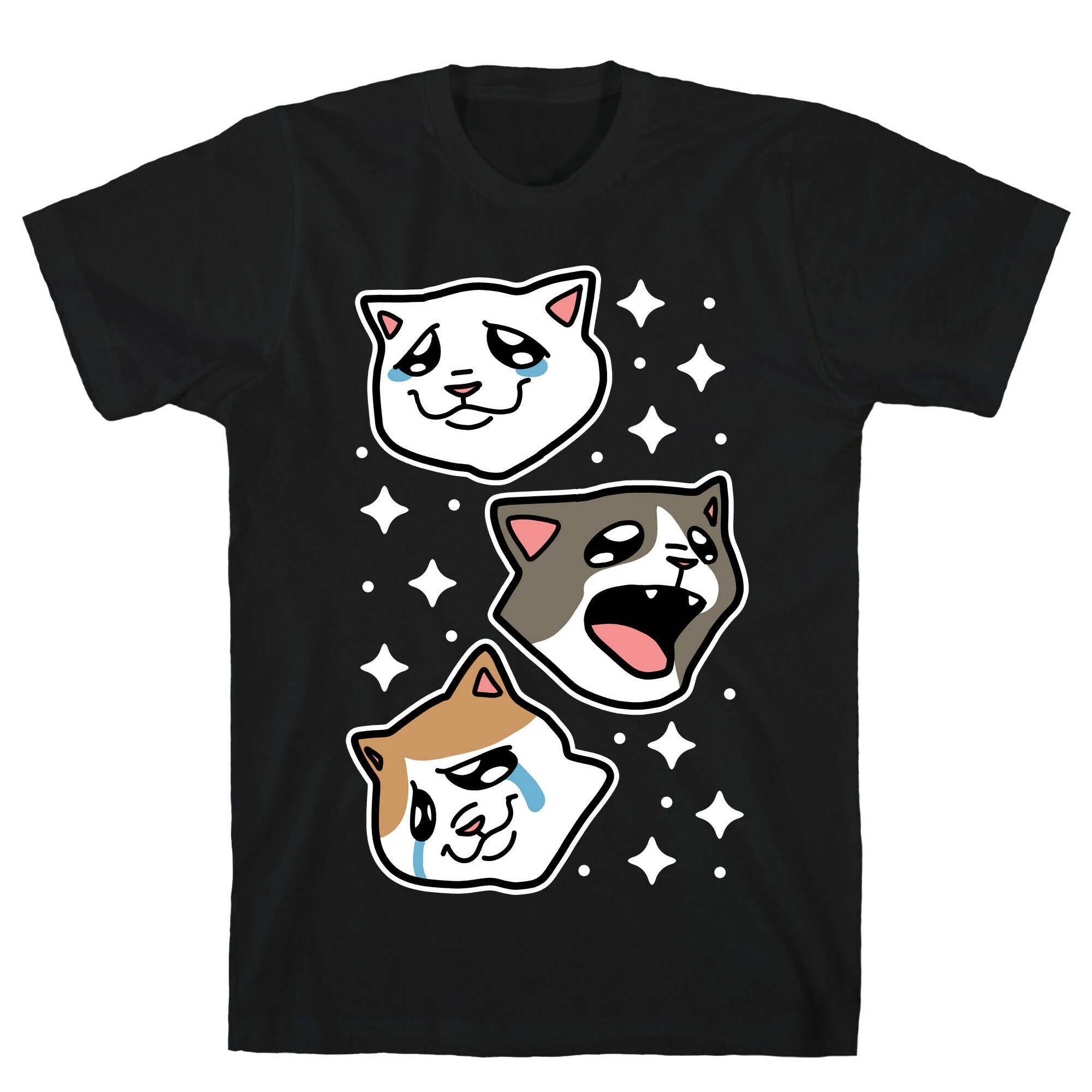 Crying Cats  T-Shirt Hoodie, Sweatshirt | CoreVibeTees.com (Image 1)