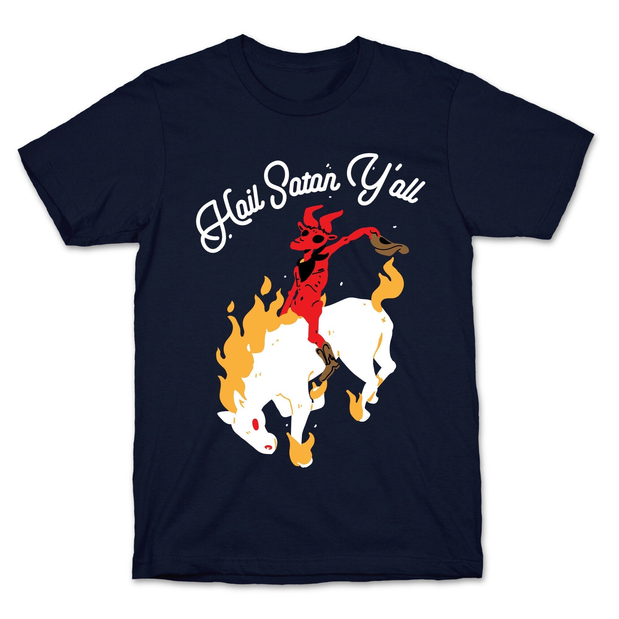 Hail Satan Y'all T-Shirt Hoodie, Sweatshirt | CoreVibeTees.com (Image 4)