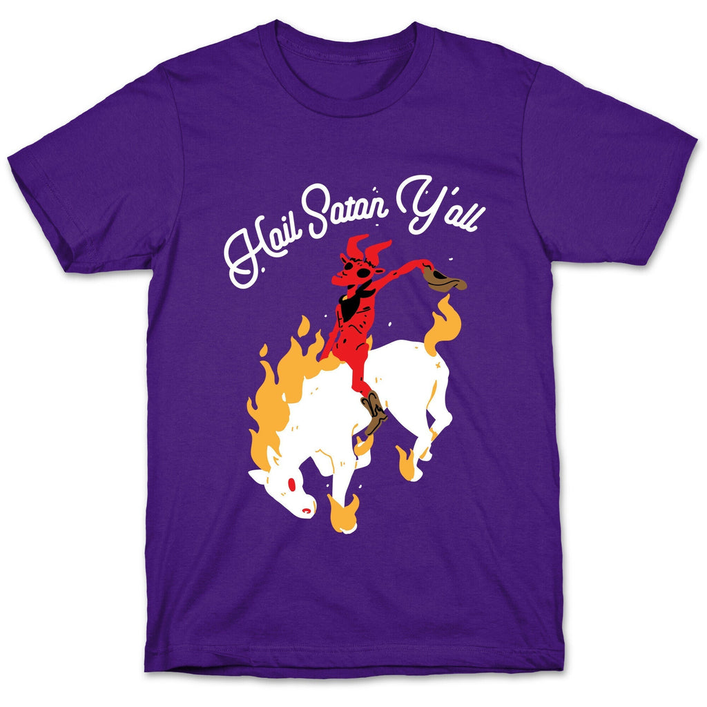 Hail Satan Y'all T-Shirt Hoodie, Sweatshirt | CoreVibeTees.com (Image 5)