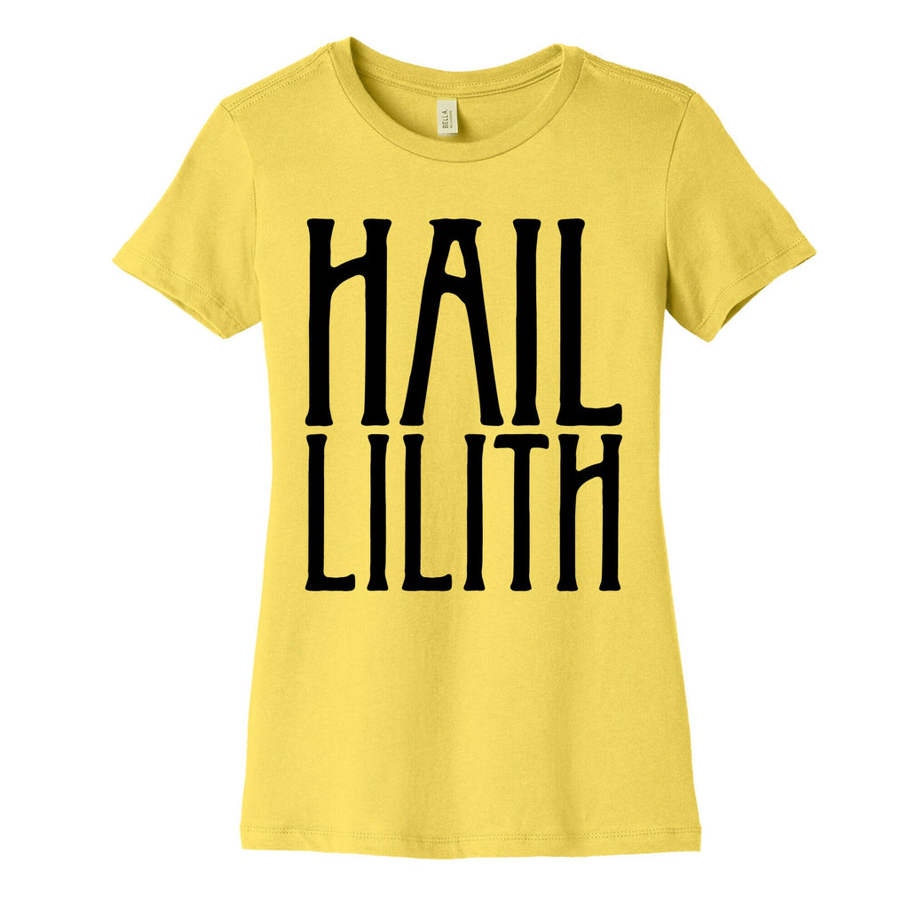 Hail Lilith Parody Women's Cotton Tee Hoodie, Sweatshirt | CoreVibeTees.com (Image 3)