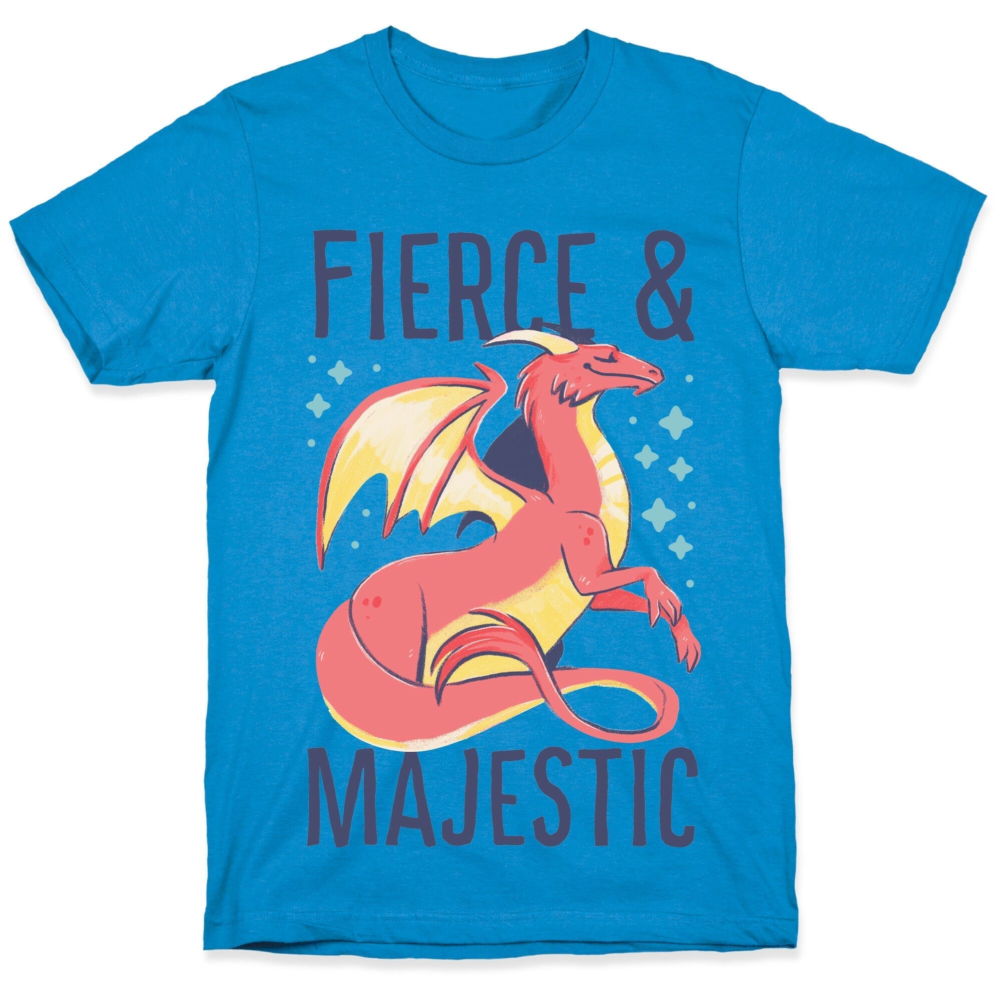 Fierce and Majestic - Dragon T-Shirt Hoodie, Sweatshirt | CoreVibeTees.com (Image 1)
