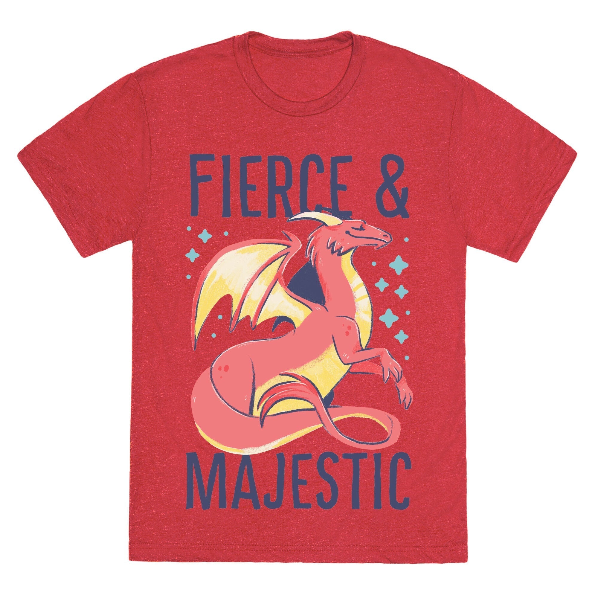 Fierce and Majestic - Dragon Unisex Triblend Tee Hoodie, Sweatshirt | CoreVibeTees.com (Image 3)