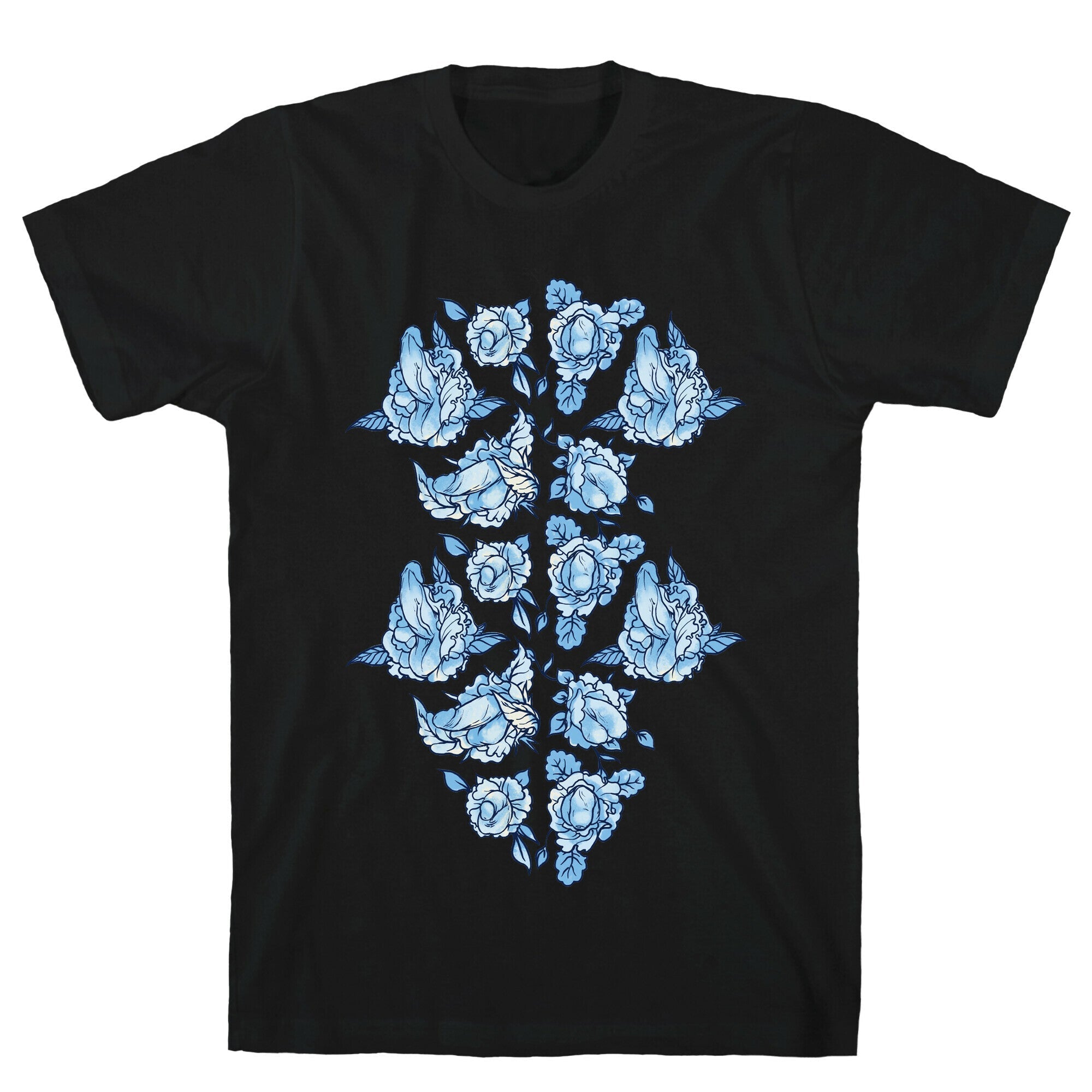 Floral Penis Collage T-Shirt Hoodie, Sweatshirt | CoreVibeTees.com (Image 1)