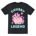 Chubby Legend Unicorn Unisex Triblend Tee Hoodie, Sweatshirt | CoreVibeTees.com (Image 1)