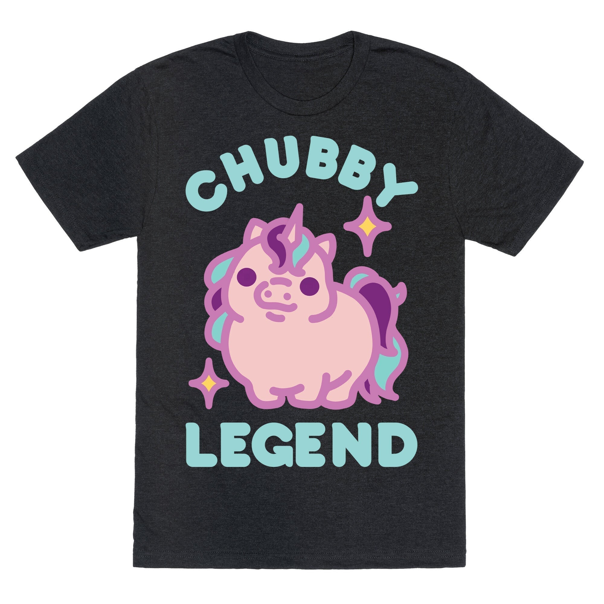 Chubby Legend Unicorn Unisex Triblend Tee Hoodie, Sweatshirt | CoreVibeTees.com (Image 1)