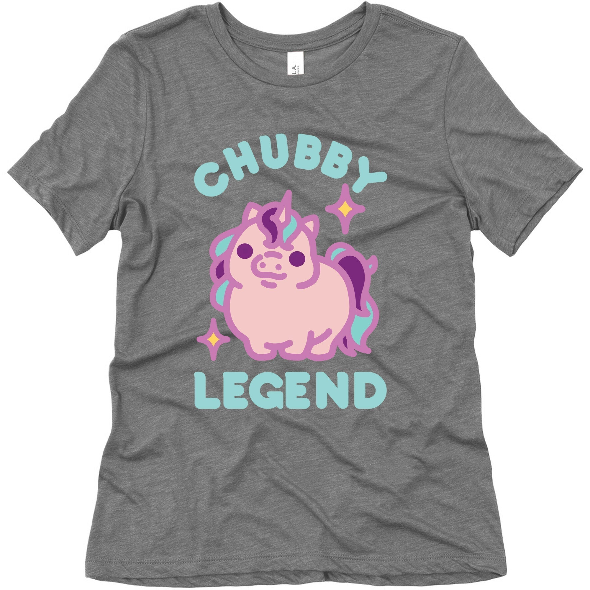 Chubby Legend Unicorn Women's Triblend Tee Hoodie, Sweatshirt | CoreVibeTees.com (Image 4)