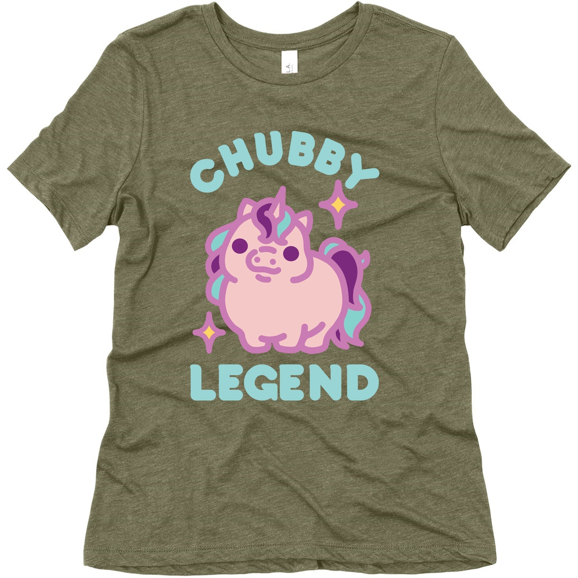 Chubby Legend Unicorn Women's Triblend Tee Hoodie, Sweatshirt | CoreVibeTees.com (Image 5)