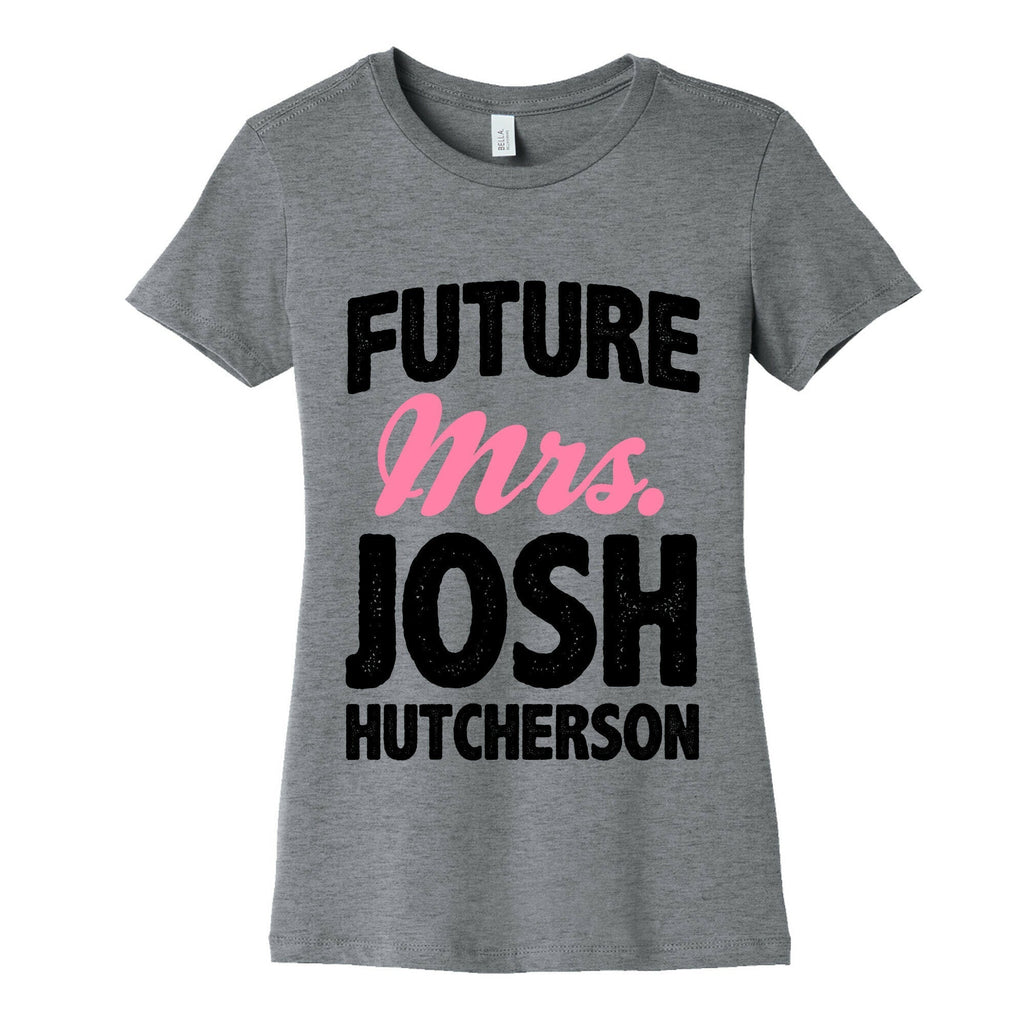 Future Mrs. Josh Hutcherson Women's Cotton Tee Hoodie, Sweatshirt | CoreVibeTees.com (Image 2)