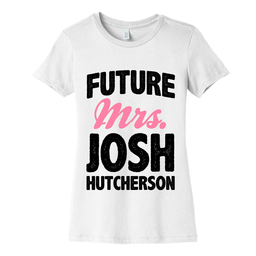 Future Mrs. Josh Hutcherson Women's Cotton Tee Hoodie, Sweatshirt | CoreVibeTees.com (Image 4)