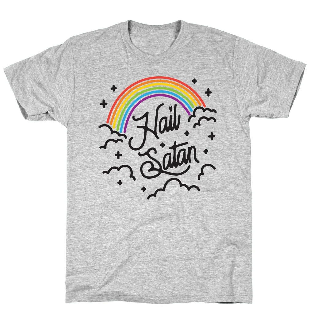 Hail Satan Rainbow T-Shirt Hoodie, Sweatshirt | CoreVibeTees.com (Image 3)