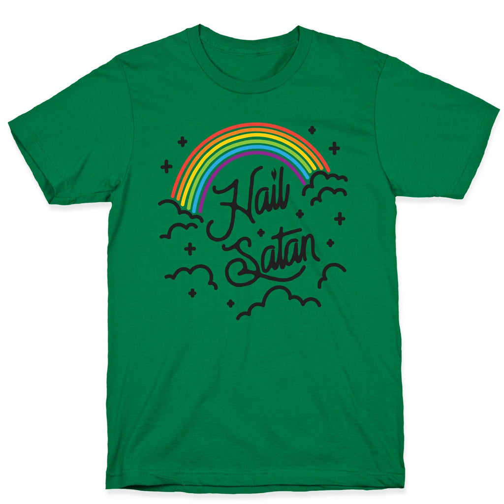 Hail Satan Rainbow T-Shirt Hoodie, Sweatshirt | CoreVibeTees.com (Image 4)