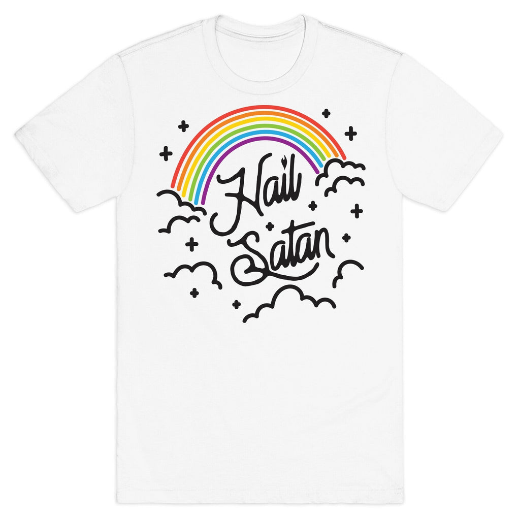 Hail Satan Rainbow T-Shirt Hoodie, Sweatshirt | CoreVibeTees.com (Image 2)