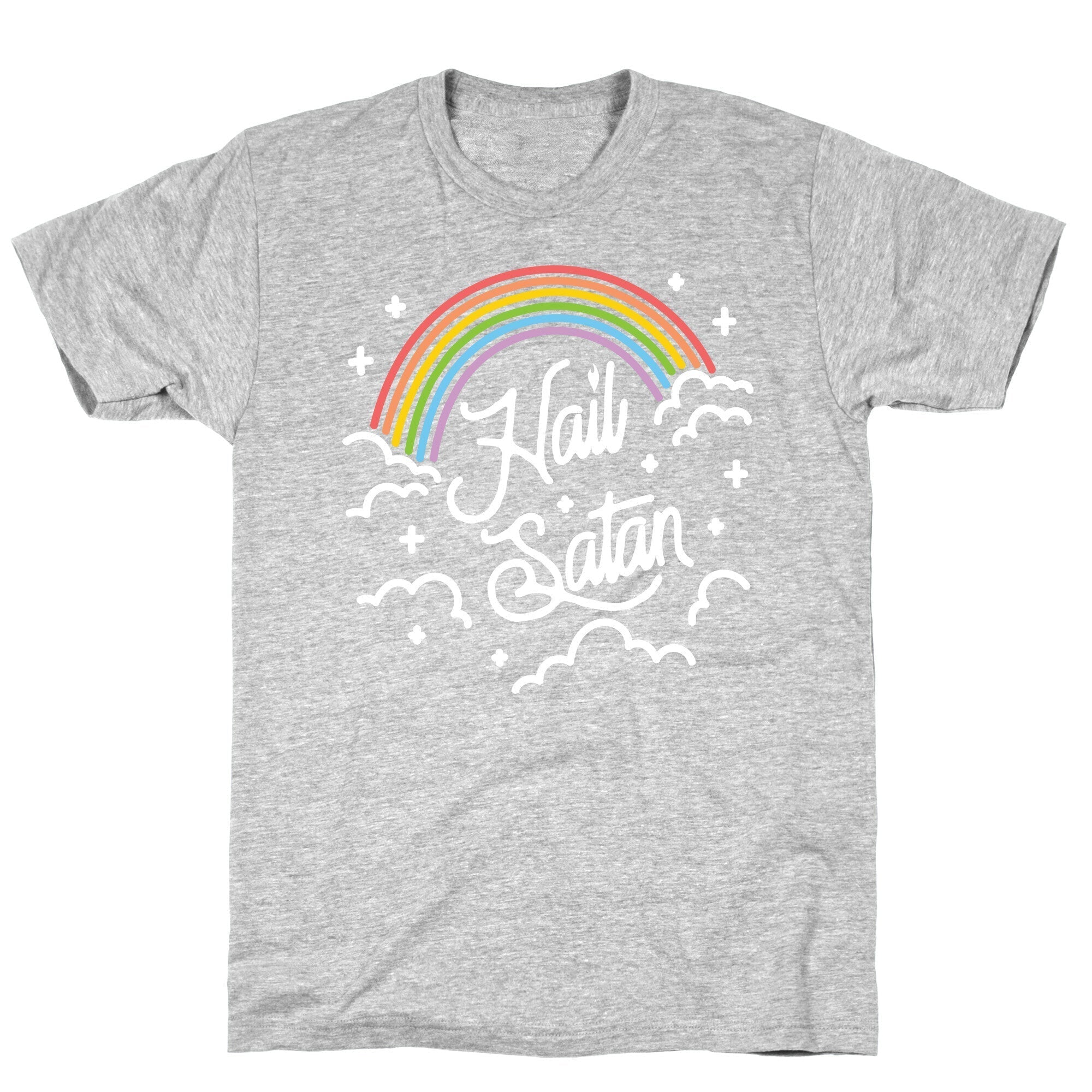 Hail Satan Rainbow T-Shirt Style001 Hoodie, Sweatshirt | CoreVibeTees.com (Image 2)