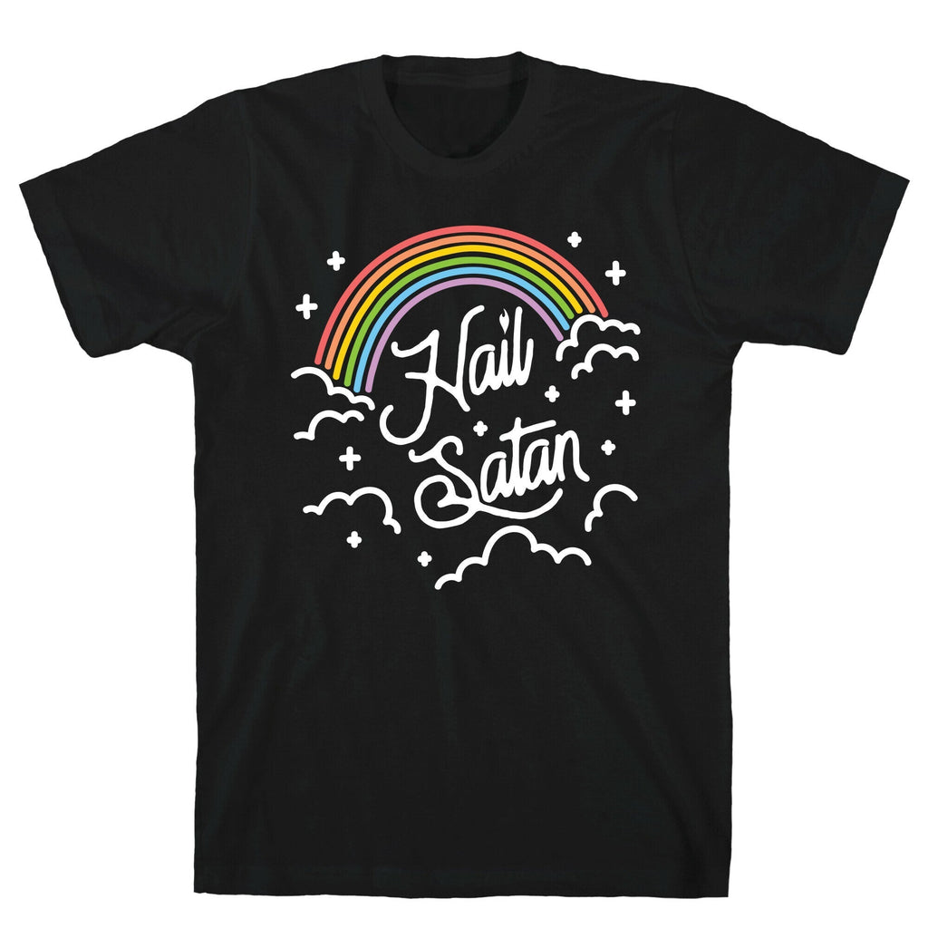 Hail Satan Rainbow T-Shirt Style001 Hoodie, Sweatshirt | CoreVibeTees.com (Image 1)