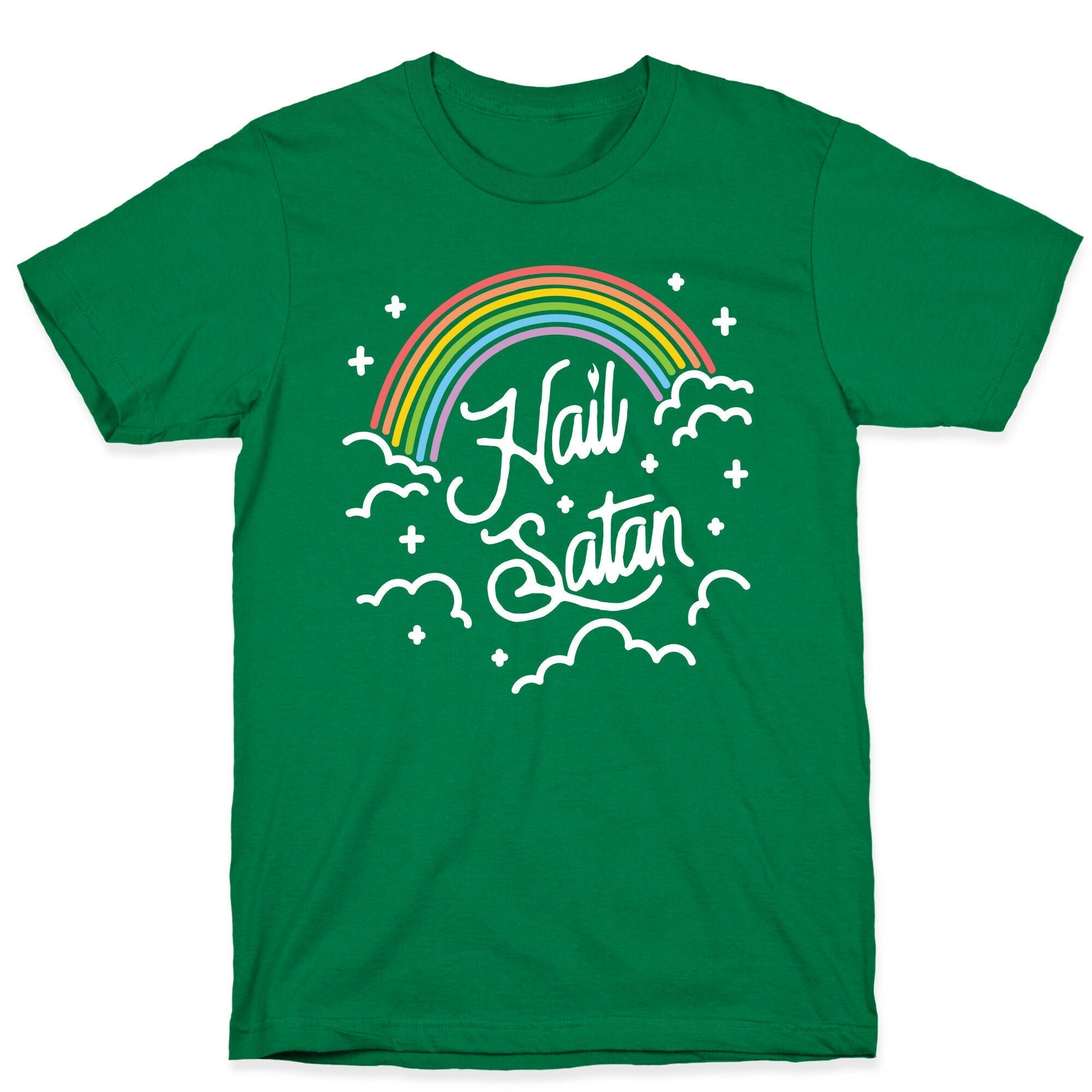 Hail Satan Rainbow T-Shirt Style001 Hoodie, Sweatshirt | CoreVibeTees.com (Image 3)