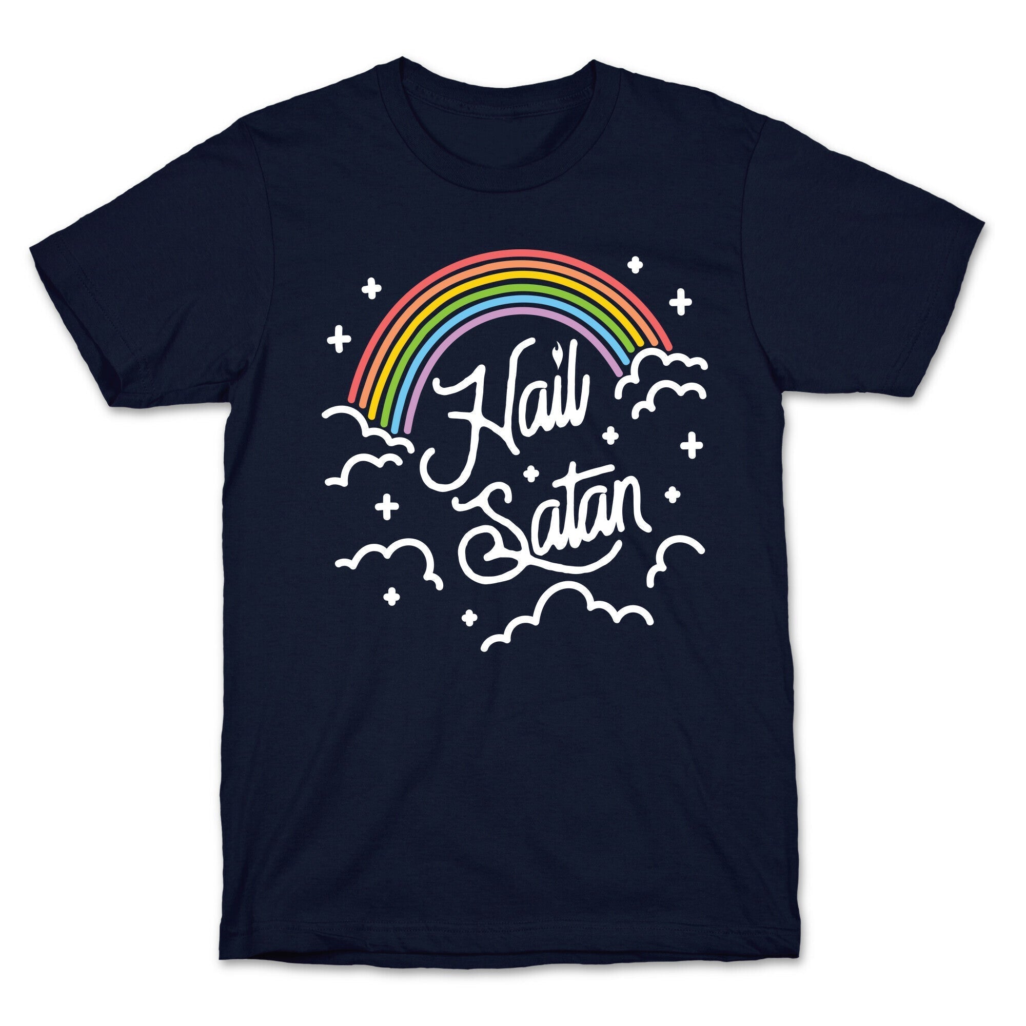 Hail Satan Rainbow T-Shirt Style001 Hoodie, Sweatshirt | CoreVibeTees.com (Image 4)