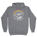 Hail Satan Rainbow Hoodie T-Shirts, Sweatshirt | CoreVibeTees.com (Image 1)